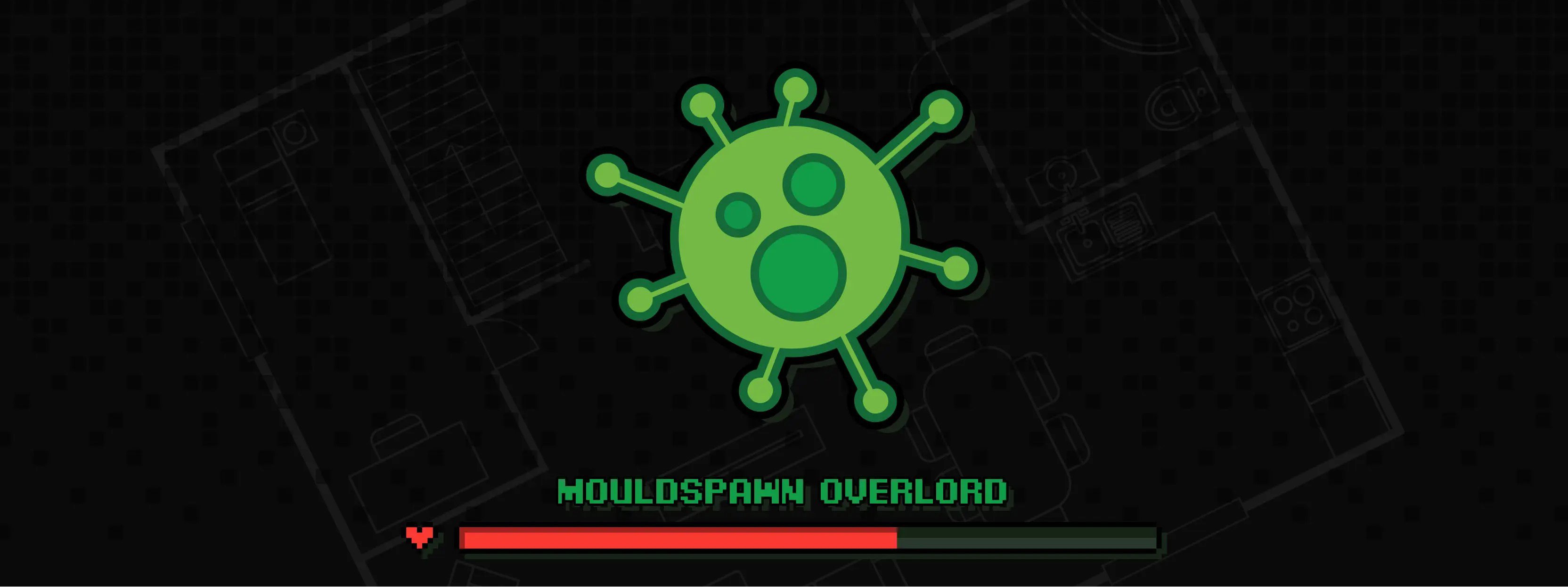 mould-spore-on-black-background